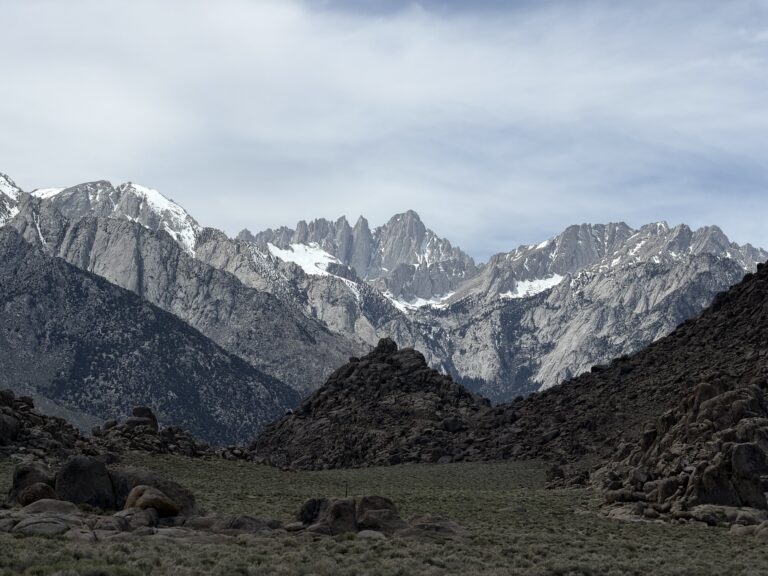 Climbing in Alabama Hills